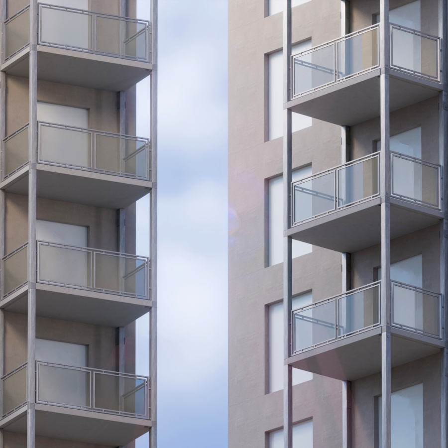 habau deutschland modular bauen balkonsystem carbon rendering